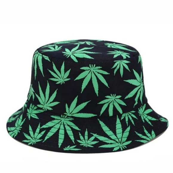 Other - Cannabis Print Bucket Hats. Womens. Sz 56-…